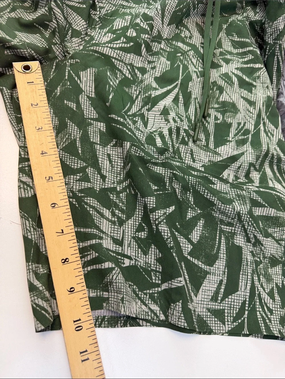 lululemon athletica Green Leaf-Print Workout Shorts